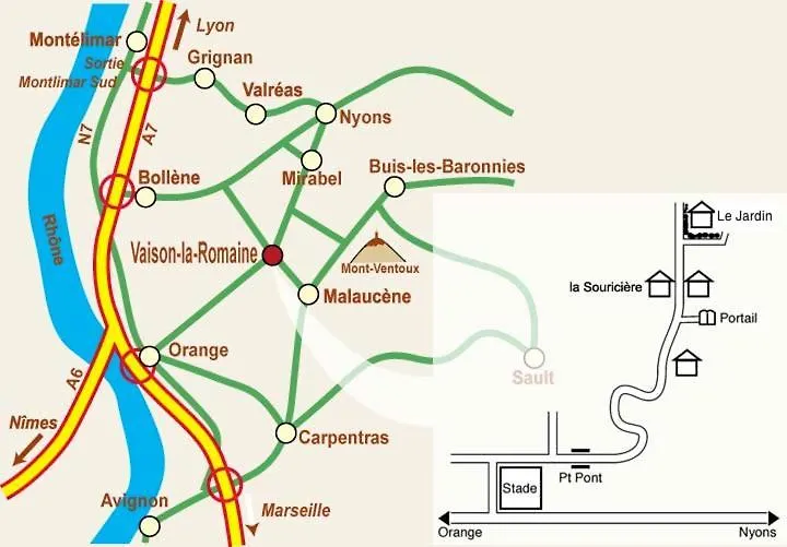 B&B Contemporain Le Jardin Vaison-la-Romaine 0*,  France